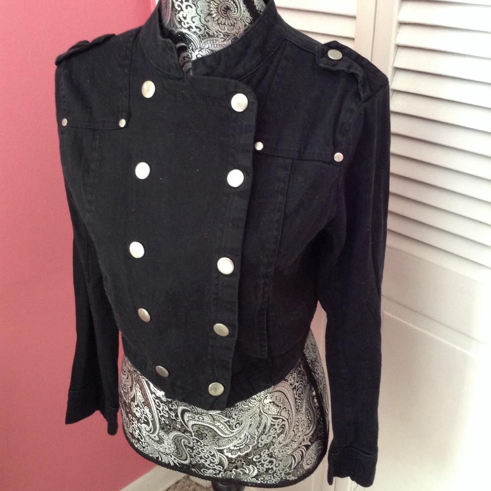 1955 VINTAGE BLACK JACKET S